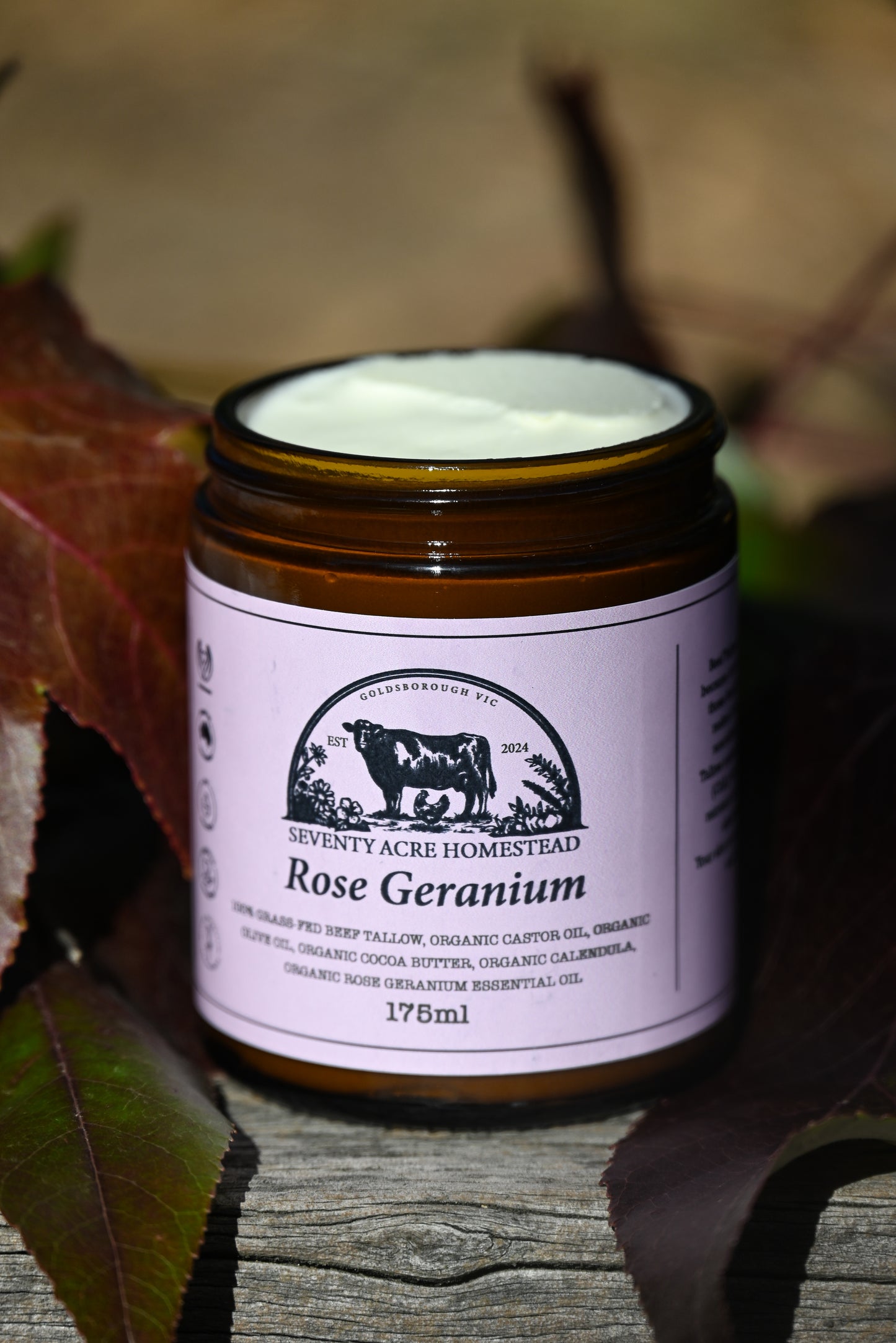 Rose Geranium Tallow Balm